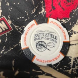 Harley Davidson Poker chip Gettysburg, Pennsylvania
